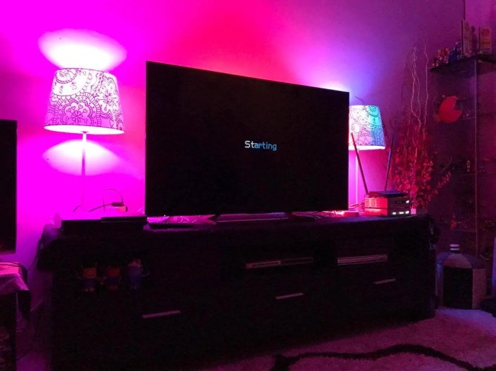 Philips hue wohnzimmer lampe