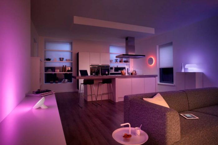 Philips hue wohnzimmer lampe