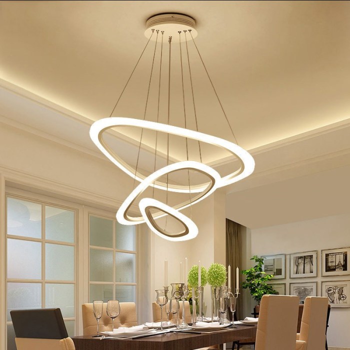 Wohnzimmer esszimmer lampen set