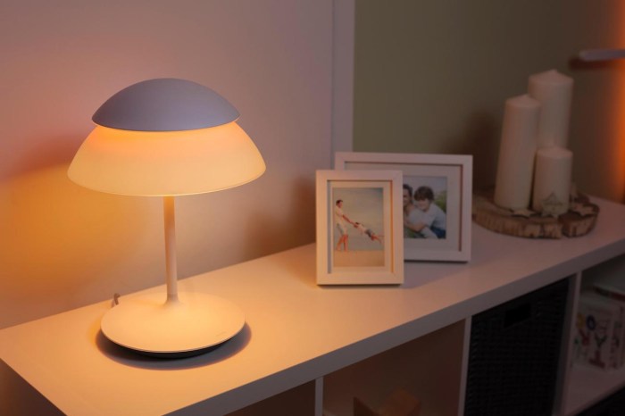 Philips hue wohnzimmer lampe