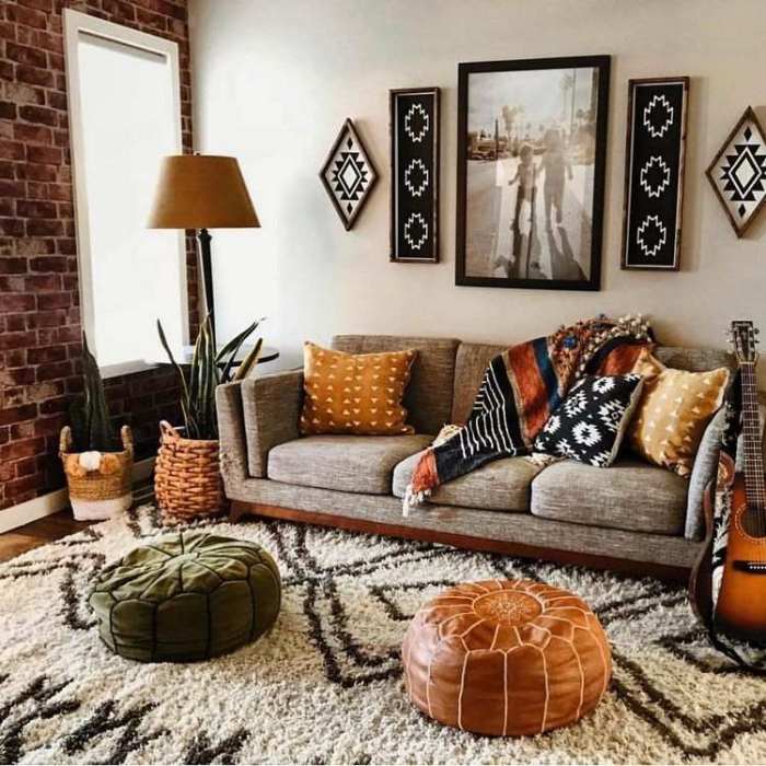 Wohnzimmer einrichten boho